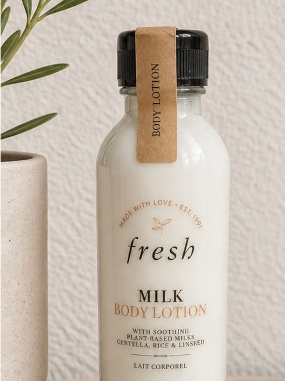 Fresh Milk Body Lotion 75ml Travel Size Hydrating Vegan Skincare New